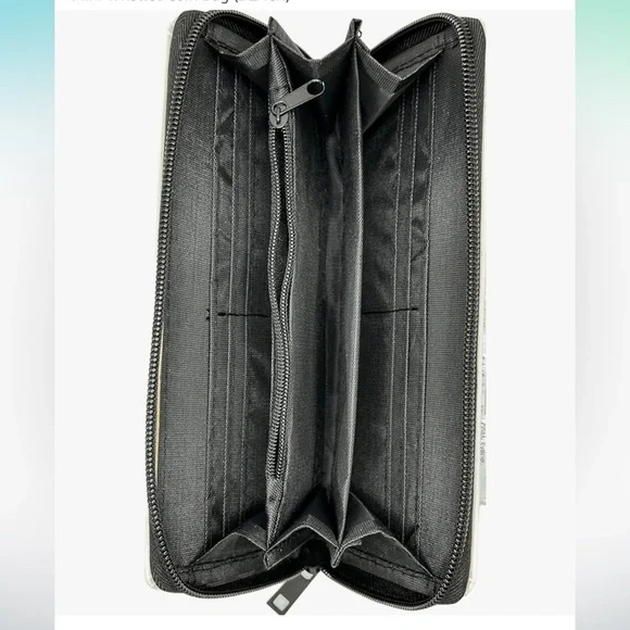 🆕Wallet Long Leather Waterproof Cash Card Holder Hawaiian Hibiscus Print Clutch - Picture 2 of 7